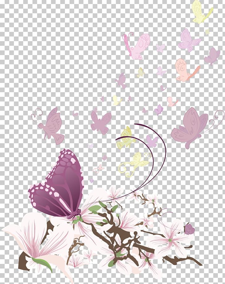 Purple Brush Footed Butterfly Violet PNG, Clipart, Branch, Brush Footed Butterfly, Butterflies And Moths, Butterfly, Color Free PNG Download