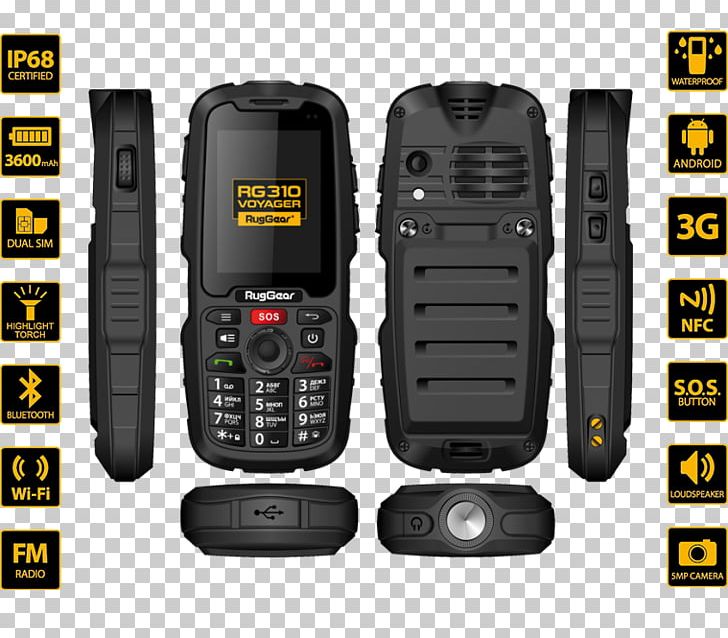 Feature Phone RugGear Ruggear RG310 Smartphone Dual Sim PNG, Clipart, Android, Black, Communication Device, Dual Sim, Electronic Device Free PNG Download