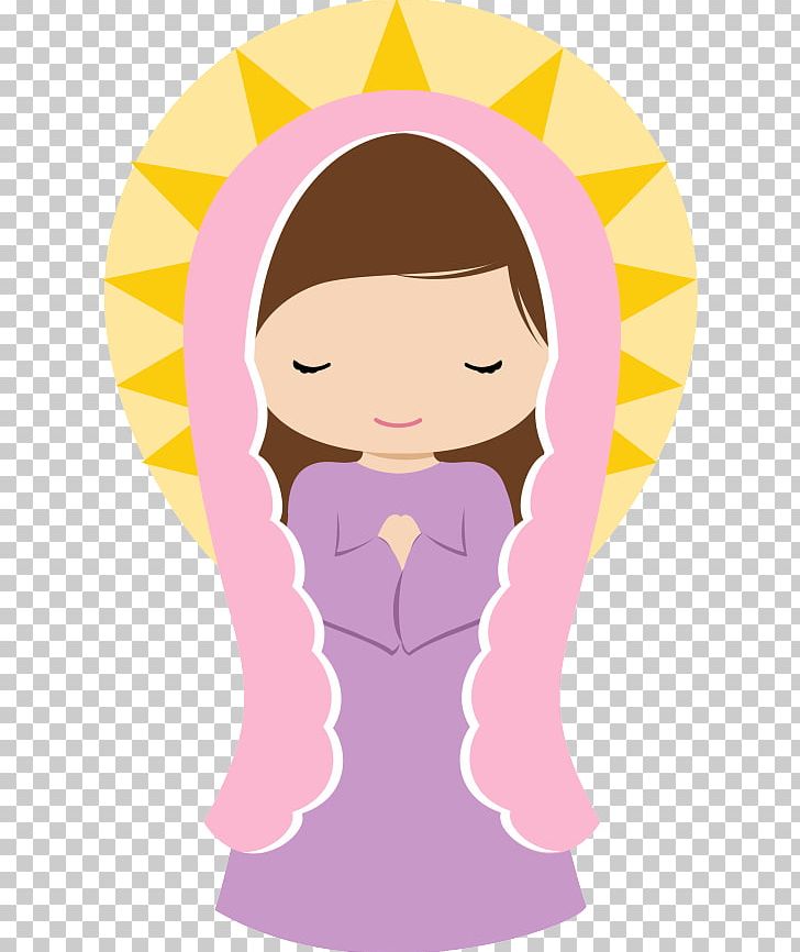 Our Lady Of Guadalupe Our Lady Of The Rosary Of Chiquinquirá First Communion Saint PNG, Clipart, Art, Baptism, Brown Hair, Cartoon, Cheek Free PNG Download