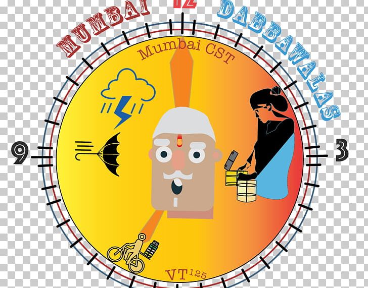 Dabbawala Mumbai Logo Food Delivery PNG, Clipart, Area, Art, Behavior, Caricature, Circle Free PNG Download