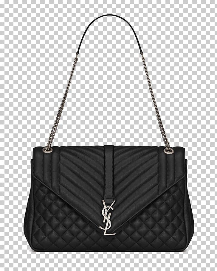 Bag Yves Saint Laurent Monogram Leather Strap PNG, Clipart, Bags, Black, Brand, Calfskin, Chain Free PNG Download