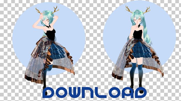 MikuMikuDance VRChat Hatsune Miku Deer Kagamine Rin/Len PNG, Clipart, Character, Chibi, Clothing, Costume, Costume Design Free PNG Download