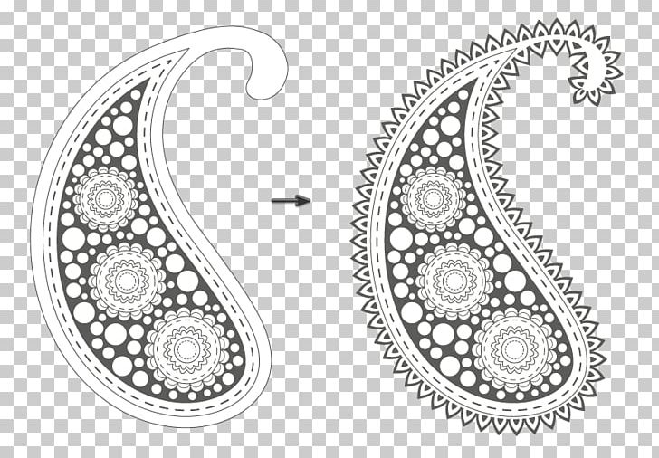 Paisley Shape Circle Pattern PNG, Clipart, Apply, Art, Black And White, Body Jewelry, Brush Free PNG Download