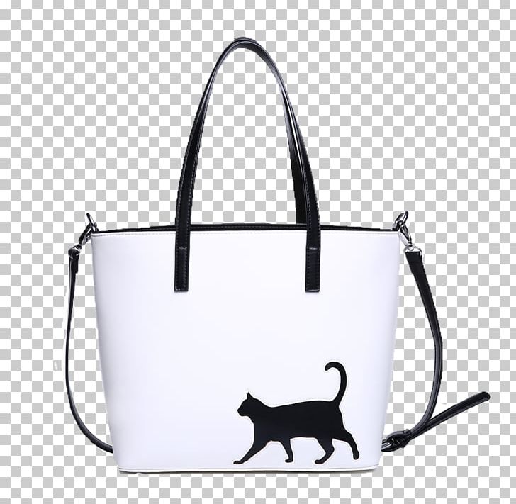 Tote Bag Pink Cat Handbag T-shirt PNG, Clipart, Animals, Bag, Black, Black And White, Brand Free PNG Download