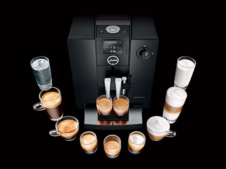 Coffee Espresso Cappuccino Latte Jura Elektroapparate PNG, Clipart, Cappuccino, Coffee, Coffee Machine, Coffeemaker, Drink Free PNG Download