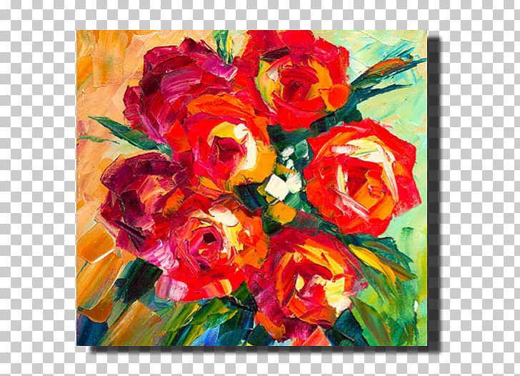 Modern Art Garden Roses Floral Design Painter PNG, Clipart, Art, Artwork, Canvas, Cut Flowers, Fine Art Free PNG Download