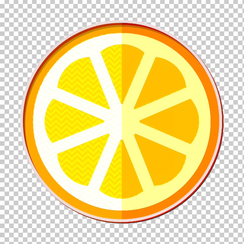 Orange Slice Icon Lemon Icon Tropical Icon PNG, Clipart, Circle, Color, Disk, Ellipse, Fruit Free PNG Download