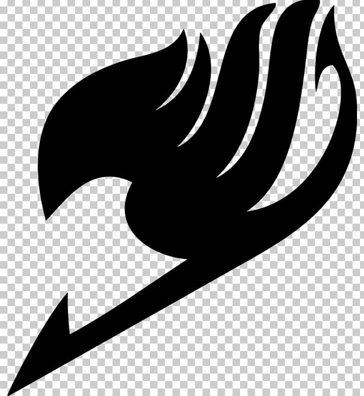 Fairy Tail Natsu Dragneel Logo Drawing PNG, Clipart, Anime, Beak, Black And White, Cartoon, Decal Free PNG Download