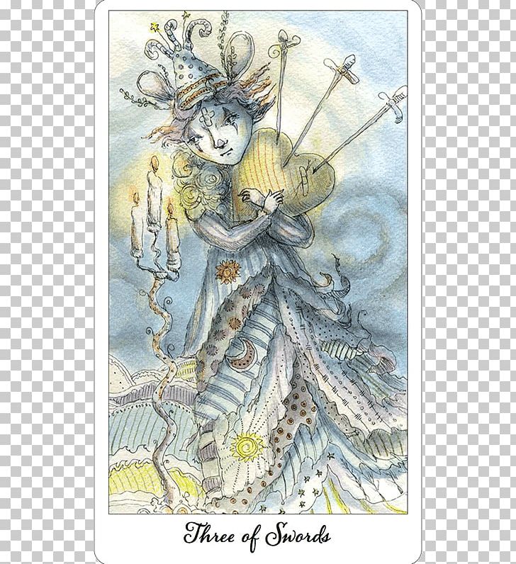 Paulina Tarot Three Of Swords Playing Card Joy PNG, Clipart, Art, Astrology, Costume Design, Divination, Emperor Free PNG Download