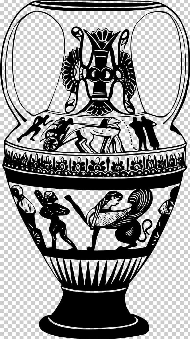 Pottery Of Ancient Greece Vase PNG, Clipart, Amphora, Ancient Greece, Art, Artifact, Black And White Free PNG Download