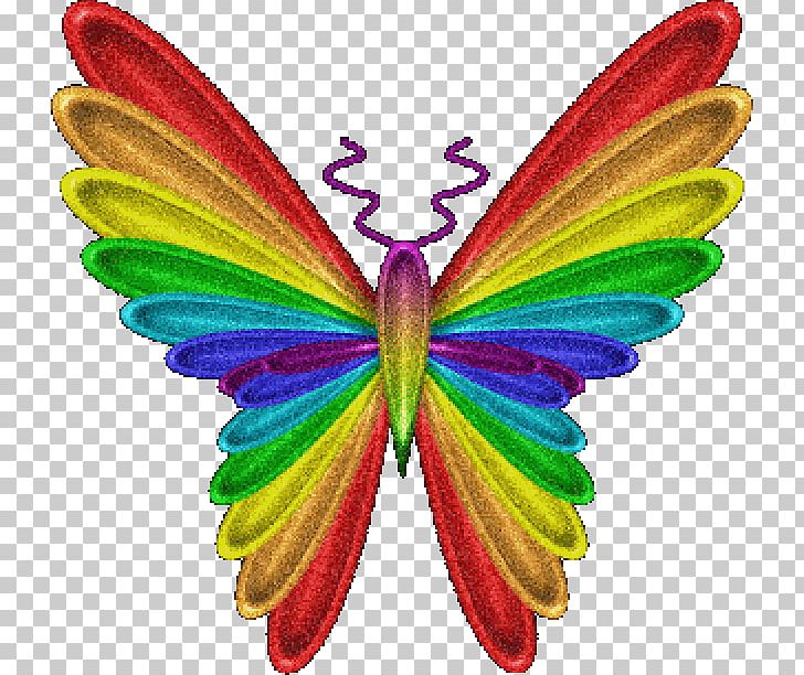 Butterfly Rainbow Color PNG, Clipart, Brush Footed Butterfly, Butterflies And Moths, Butterfly, Color, Green Free PNG Download