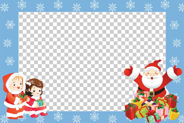 Christmas Frame Santa Claus Kids PNG, Clipart, Christmas, Frame, Holidays Free PNG Download