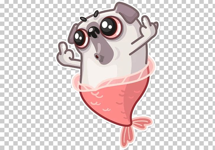 Pug Sticker Telegram Wall Decal PNG, Clipart, Art, Canidae, Carnivoran, Cartoon, Decal Free PNG Download