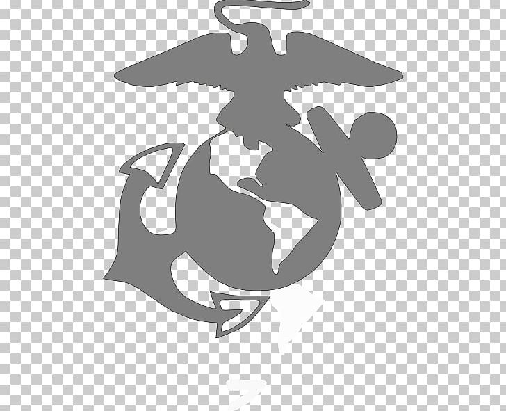 United States Marine Corps Eagle PNG, Clipart, Art, Bird, Black And White, Decal, Eagle Globe And Anchor Free PNG Download
