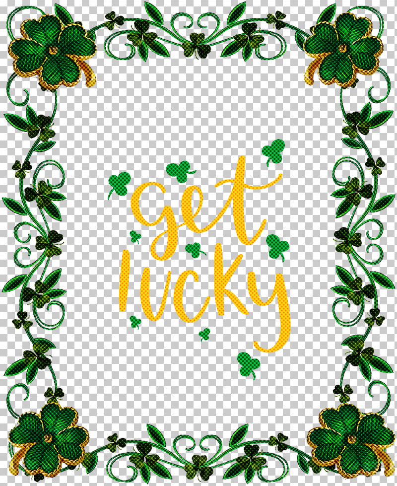 Get Lucky Saint Patrick Patricks Day PNG, Clipart, Get Lucky, Holiday, Leprechaun, Patricks Day, Picture Frame Free PNG Download