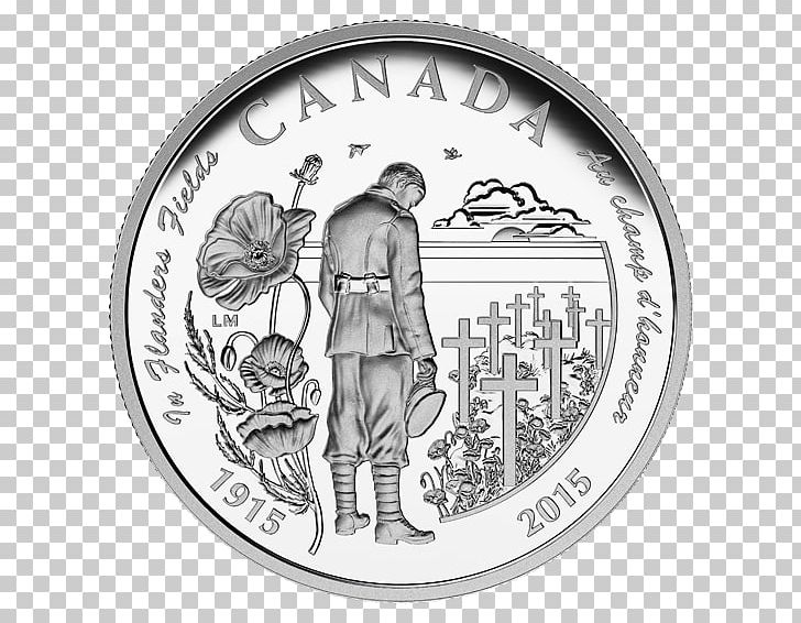 In Flanders Fields Coin 150th Anniversary Of Canada PNG, Clipart, Anniversary, Armistice Day, Black And White, Canada, Coin Free PNG Download