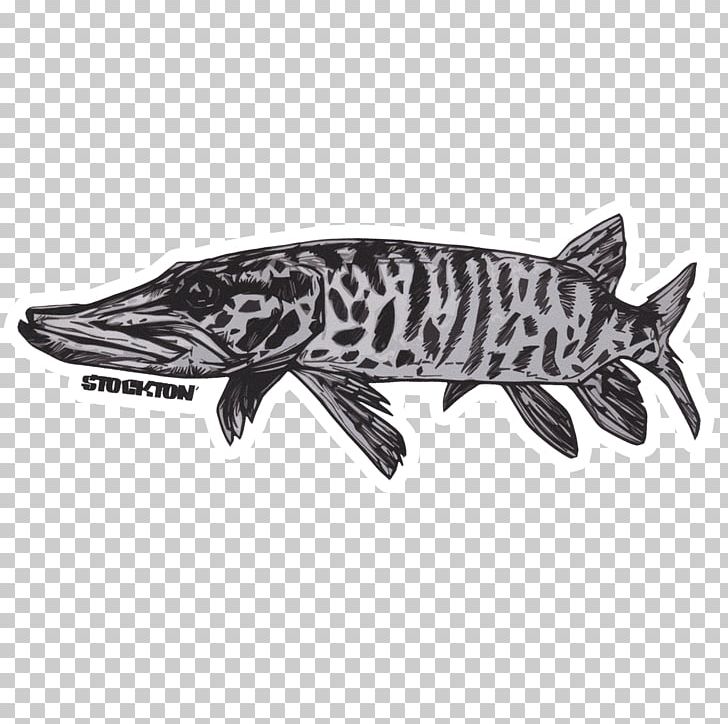 Sticker Fishing Decal Muskellunge PNG, Clipart, Artist, Black, Black And White, Carnivoran, Carnivores Free PNG Download