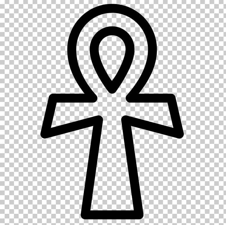 Ankh Ancient Egypt Symbol PNG, Clipart, Ancient Egypt, Ankh, Area, Black And White, Body Jewelry Free PNG Download