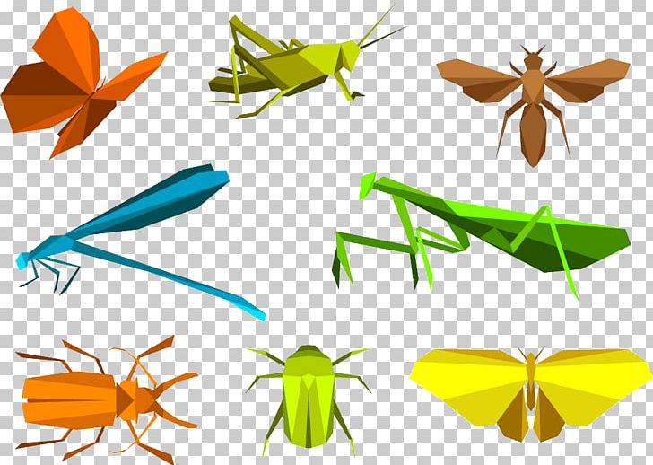Insect Origami Mantis PNG, Clipart, Animals, Art Paper, Butterfly, Dragonfly, Insects Free PNG Download