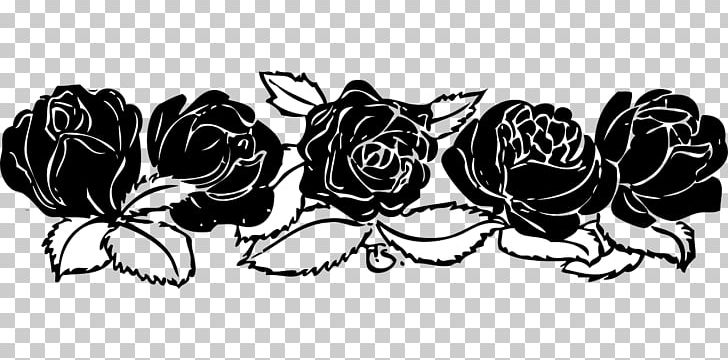 Rose Drawing PNG, Clipart, Art, Black, Black And White, Border, Decoration Free PNG Download