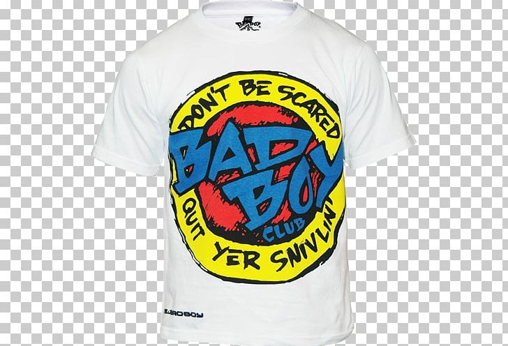 T-shirt Sports Fan Jersey Bad Boy Dont Be Scared Niño Blanco Logo PNG, Clipart, Active Shirt, Bad, Bad Boy, Boy, Brand Free PNG Download