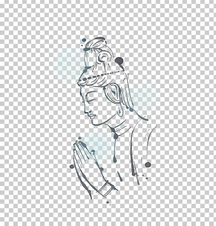 Guanyin Buddhism Bodhisattva Illustration PNG, Clipart, Angle, Arm, Art, Art, Avalokiteu015bvara Free PNG Download