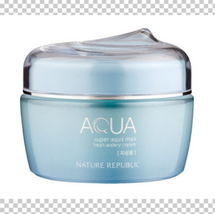 Nature Republic Super Aqua Max Combination Watery Cream Sunscreen Skin Care K-Beauty PNG, Clipart, Aloe Vera, Cream, Emulsion, Face Shop, Human Skin Free PNG Download