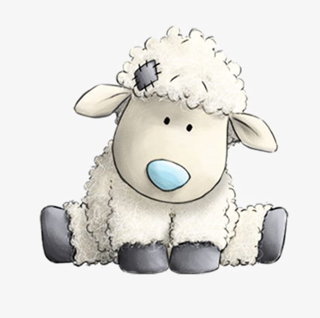 Little Sheep Png Clipart Animal Cartoon Little Little Clipart