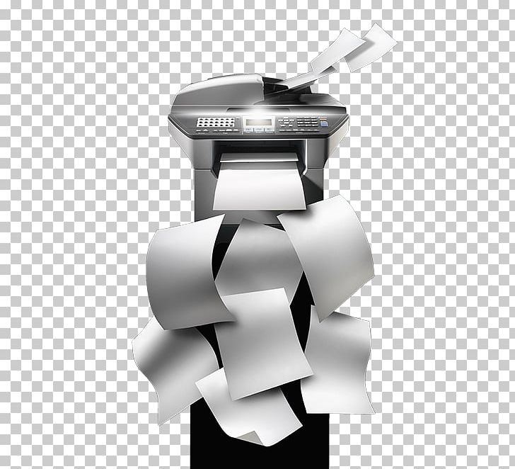 Paper Photocopier Printer PNG, Clipart, Angle, Black And White, Brand, Business, Creative Ads Free PNG Download