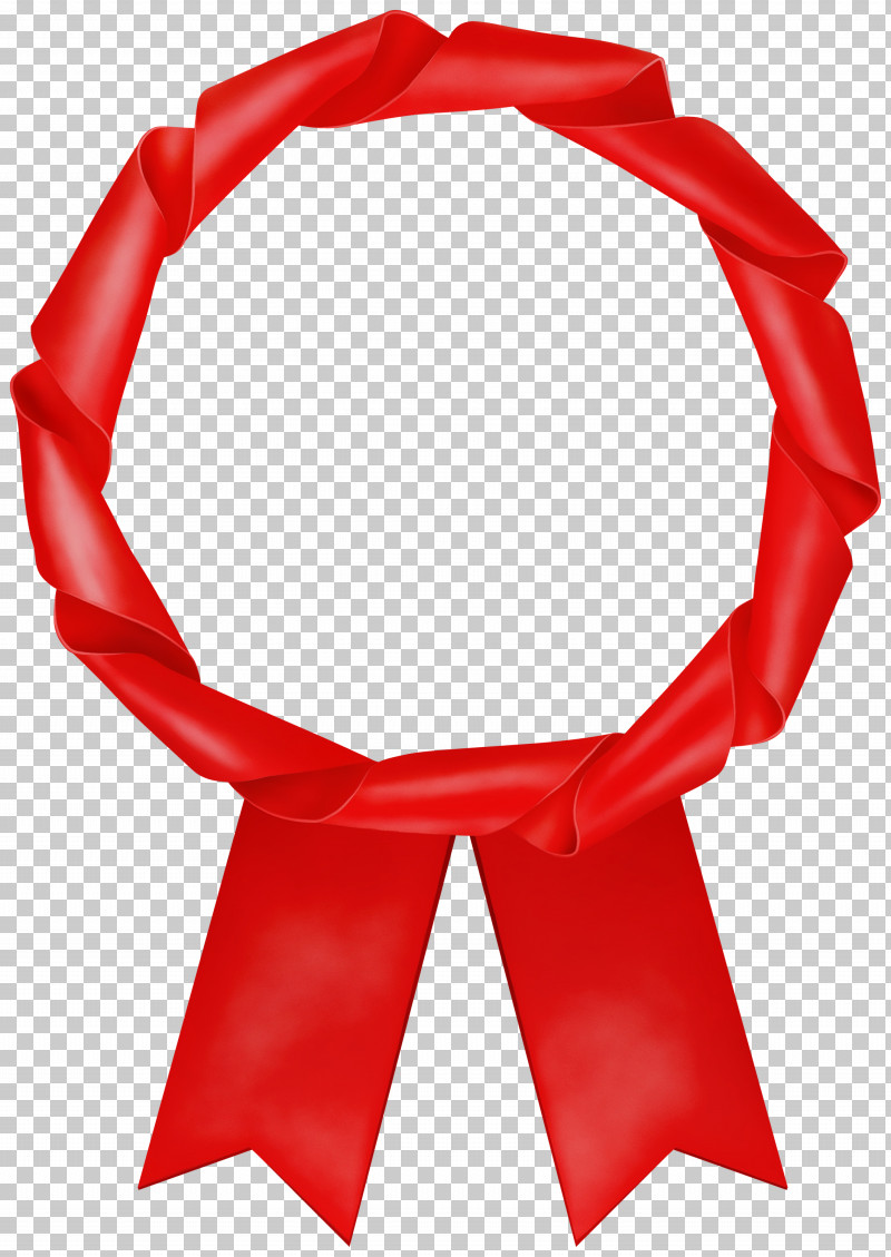 Red Ribbon Costume Accessory PNG, Clipart, Costume Accessory, Paint, Red, Ribbon, Watercolor Free PNG Download