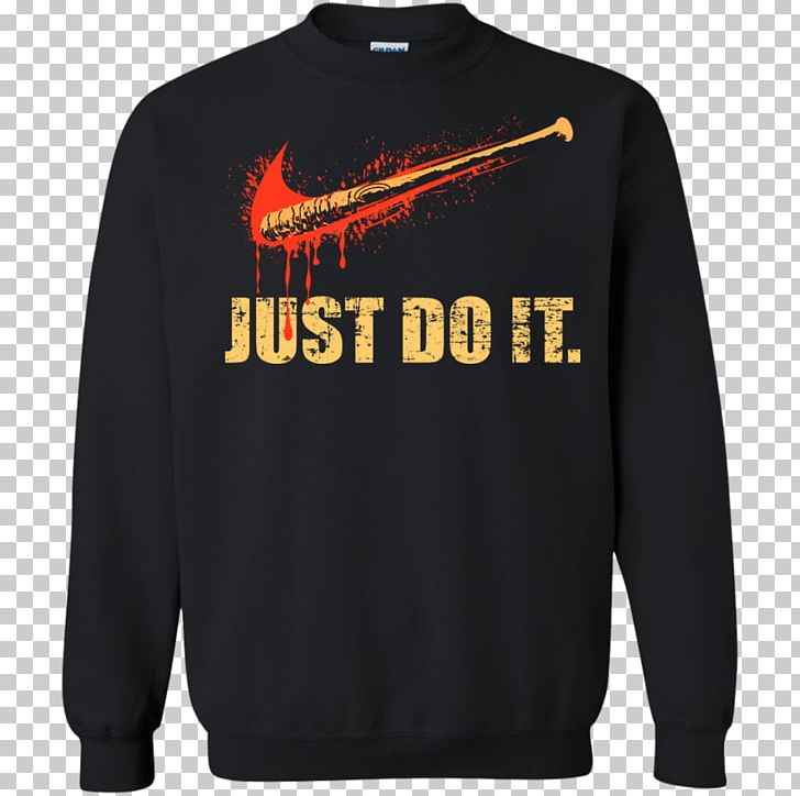 T-shirt Hoodie Negan Top Just Do It PNG, Clipart, Active Shirt, Brand, Clothing, Crew Neck, Hoodie Free PNG Download