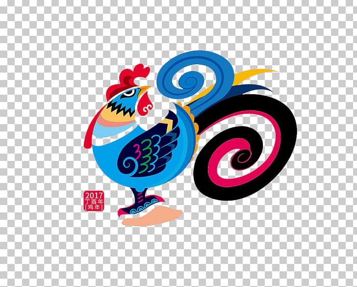 Chinese New Year Poster New Years Day Rooster PNG, Clipart, Animals, Bird, Calendar, Chicken, Chicken Burger Free PNG Download