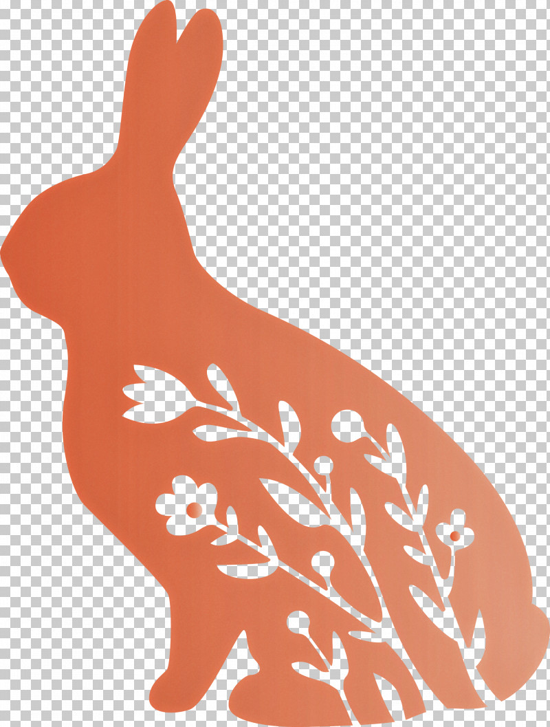 Floral Bunny Floral Rabbit Easter Day PNG, Clipart, Animal Figure, Easter Day, Floral Bunny, Floral Rabbit, Hare Free PNG Download