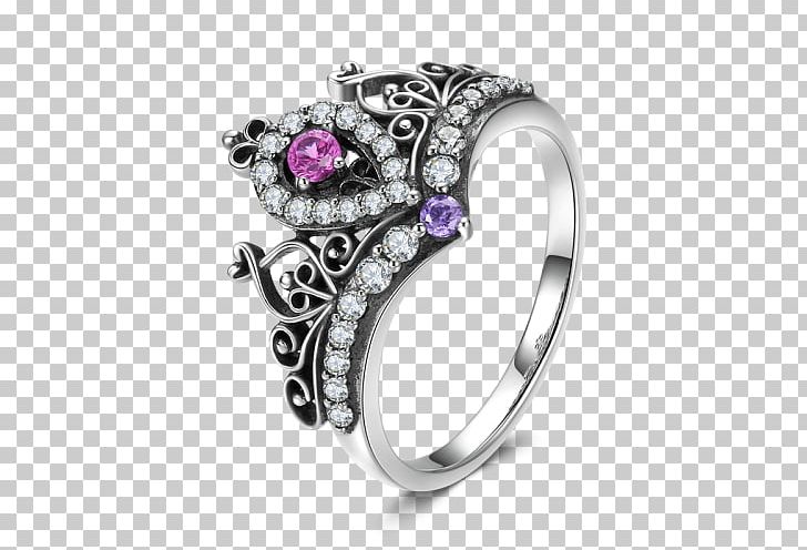 Amethyst Ruby Wedding Ring Silver Purple PNG, Clipart, Amethyst, Body Jewellery, Body Jewelry, Diamond, Fashion Accessory Free PNG Download