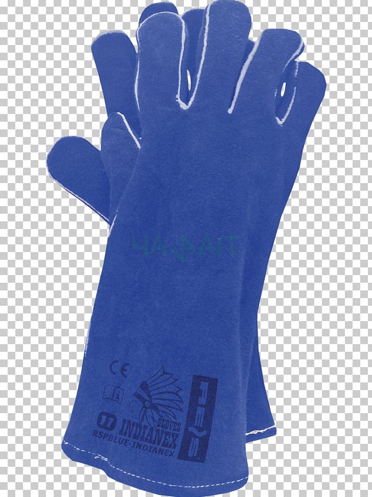 Glove Leather Rękawice Ochronne Personal Protective Equipment Clothing PNG, Clipart, Bicycle Glove, Clothing, Cobalt Blue, Cuff, Cycling Glove Free PNG Download