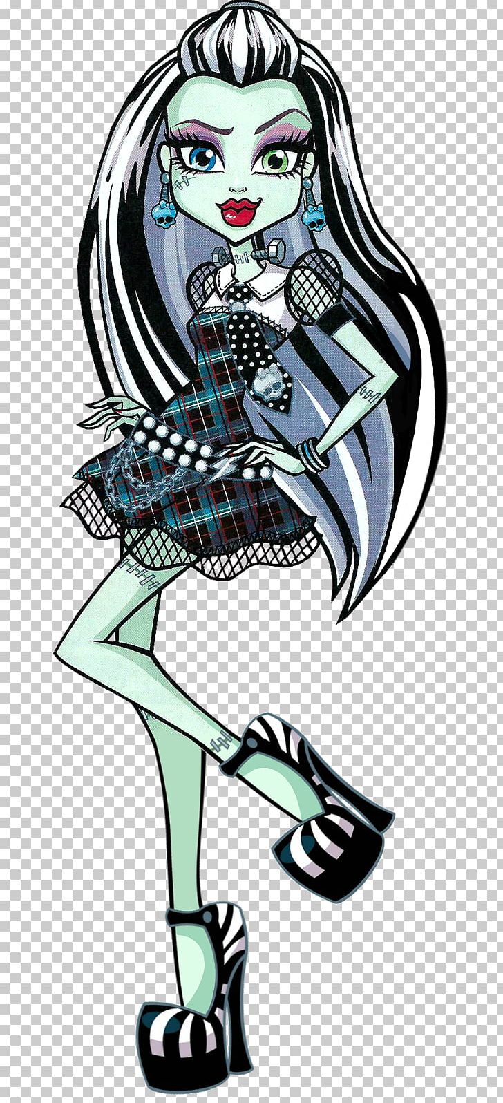 Frankie Stein Monster High Frankenstein's Monster PNG, Clipart, Art, Cartoon, Cover Art, Doll, Ever After High Free PNG Download