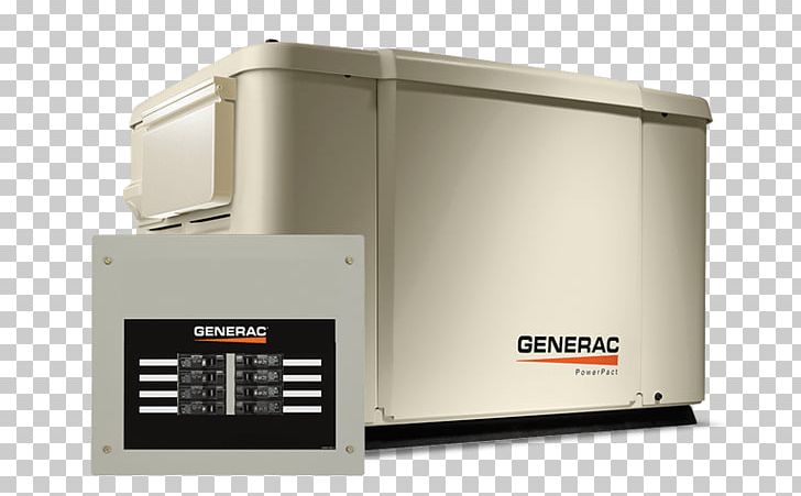 Generac Power Systems Standby Generator Generac PowerPact 7.5kW Standby Electric Generator Transfer Switch PNG, Clipart, Ampere, Diesel Generator, Electric Generator, Emergency Power System, Generac Power Systems Free PNG Download