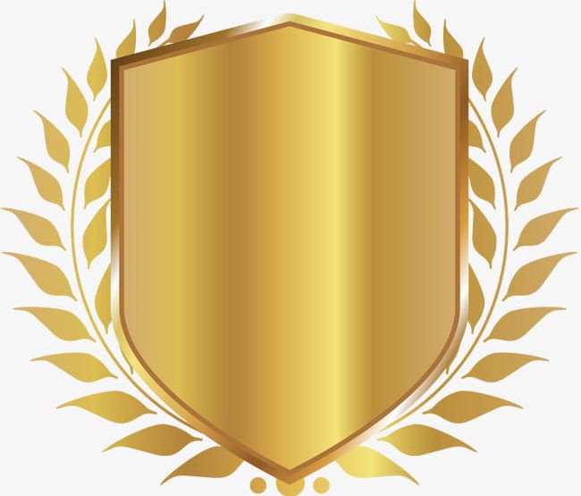 Golden Shield Badge PNG, Clipart, Atmosphere, Badge, Badge Clipart, Fast, Glory Free PNG Download