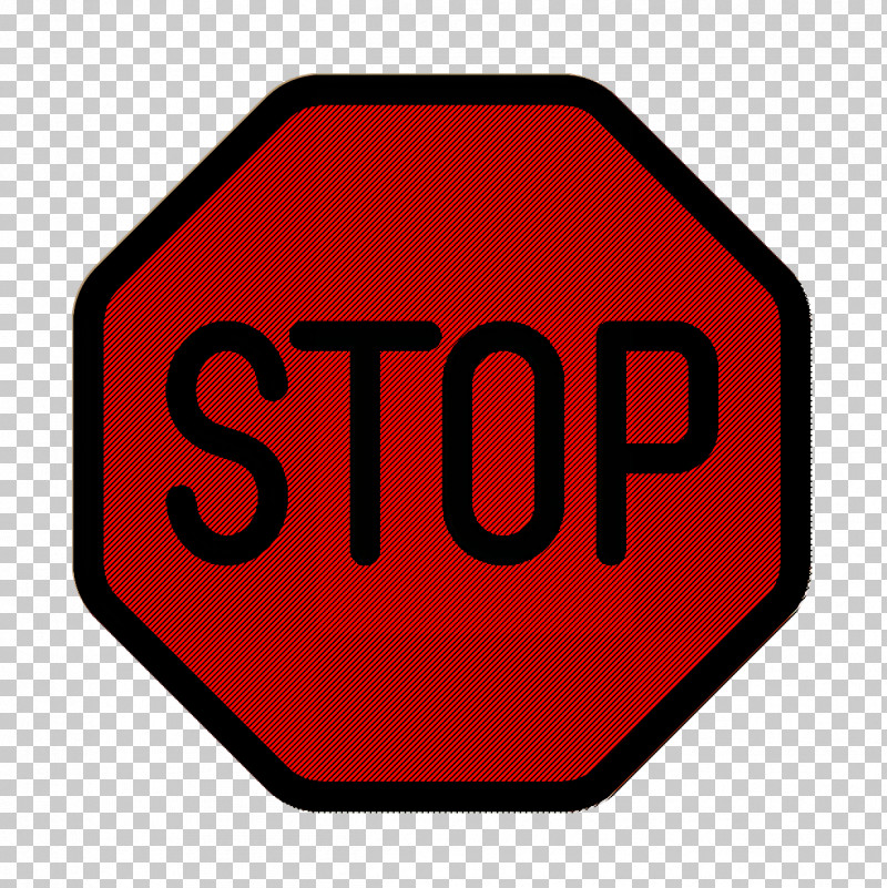 Stop Icon Basic Icons Icon PNG, Clipart, Basic Icons Icon, Line, Logo, Red, Sign Free PNG Download