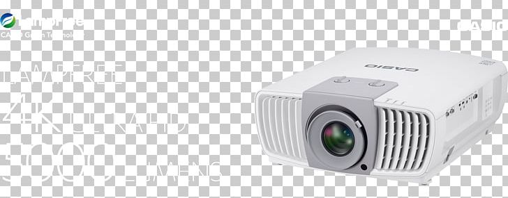 Multimedia Projectors Casio XJ-L8300HN Digital Light Processing 4K Resolution PNG, Clipart, 4 K Ultra Hd, 4k Resolution, Brightness, Casio Ecolite Core Xjv2, Electronics Free PNG Download