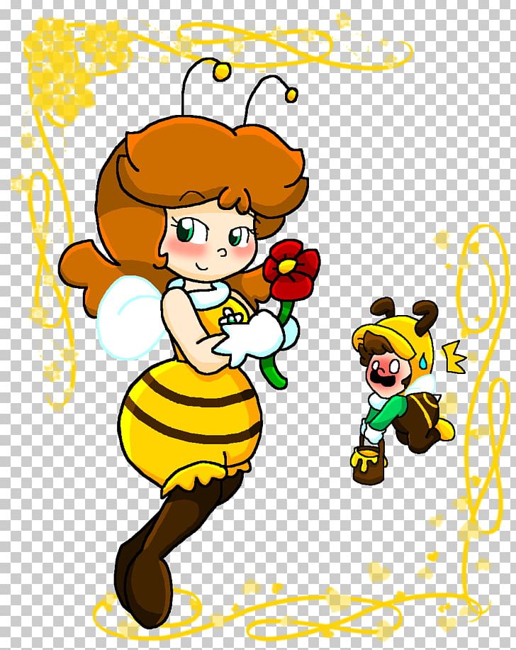 Princess Daisy Luigi Princess Peach Mario Bowser PNG, Clipart, Area, Art, Artwork, Bee, Bowser Free PNG Download