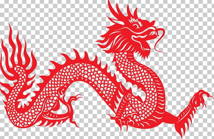 Chinese Dragon Papercutting Illustration PNG, Clipart, Astrological Sign, Chinese New Year, Chinese Style, Christmas Decoration, Decoration Free PNG Download
