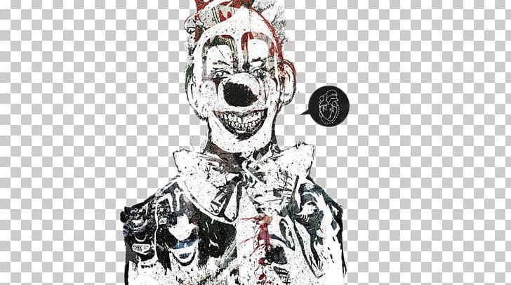 Evil Clown Art PNG, Clipart, Beatport, Black, Black And White Illustration, Carnivoran, Cartoon Clown Free PNG Download