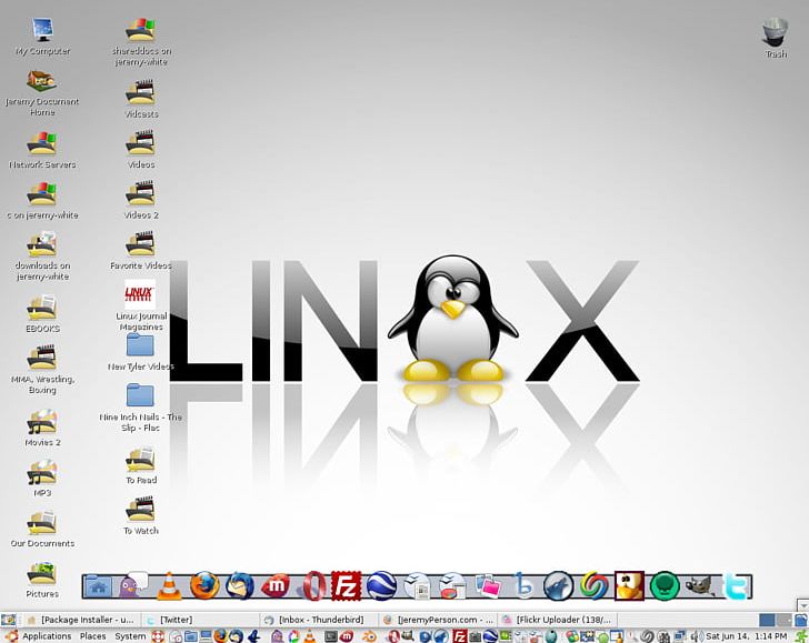 linux operating system screenshots