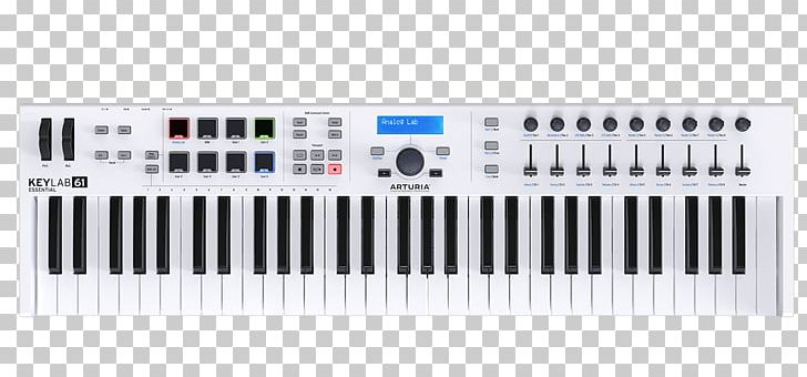 Arturia MIDI Controllers MIDI Keyboard Sound Synthesizers Electronic Musical Instruments PNG, Clipart, Ableton Live, Art, Arturia, Audio Equipment, Controller Free PNG Download