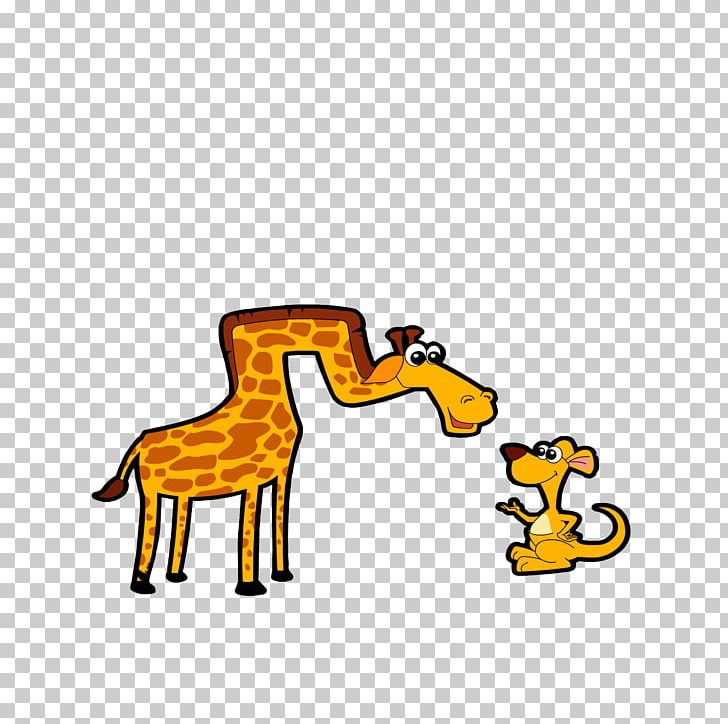 Northern Giraffe Kangaroo PNG, Clipart, Animals, Area, Black And White, Carnivoran, Cartoon Free PNG Download