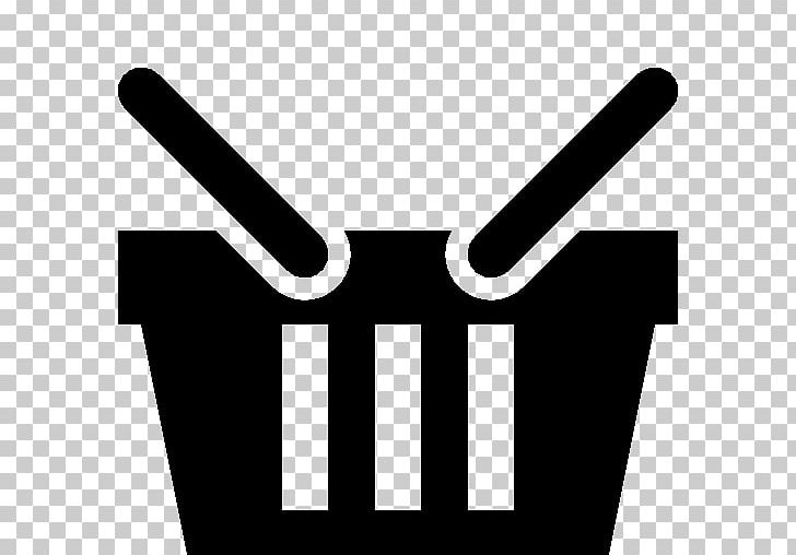 Computer Icons Shopping Cart Basket PNG, Clipart, Angle, Basket, Black And White, Brand, Computer Icons Free PNG Download