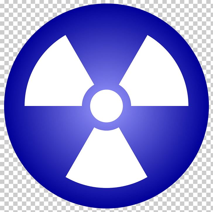 Hazard Symbol Radioactive Decay Sign PNG, Clipart, Area, Biological Hazard, Blue, Circle, Diagram Free PNG Download