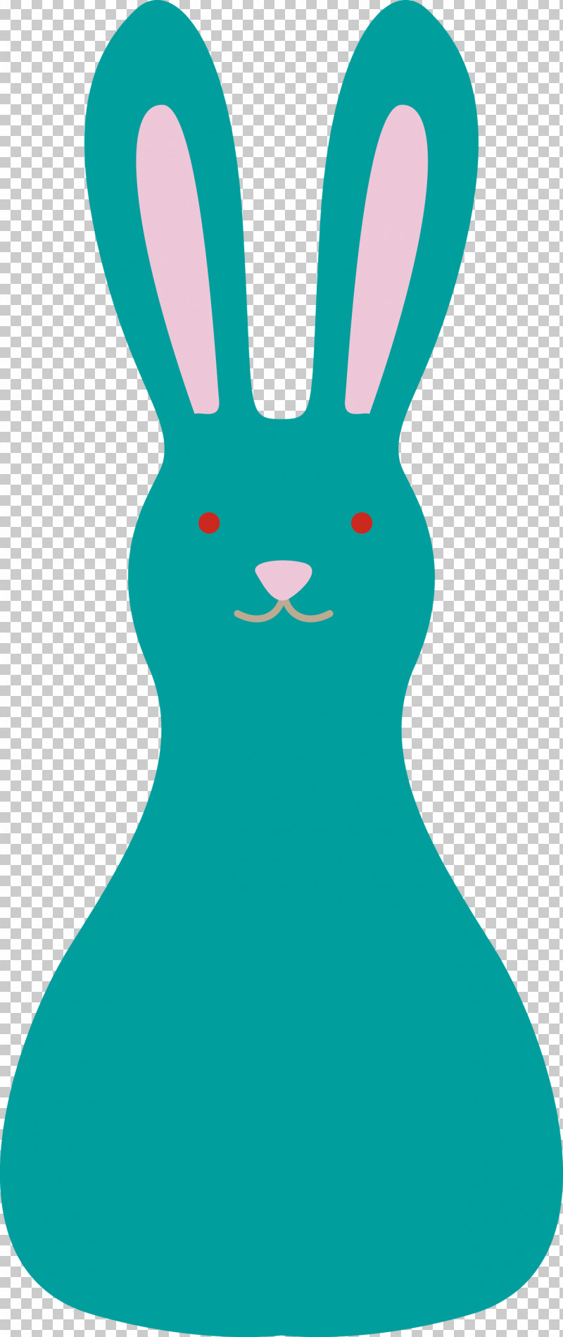 Easter Bunny PNG, Clipart, Cartoon Rabbit, Cute Rabbit, Easter Bunny, Geometry, Green Free PNG Download