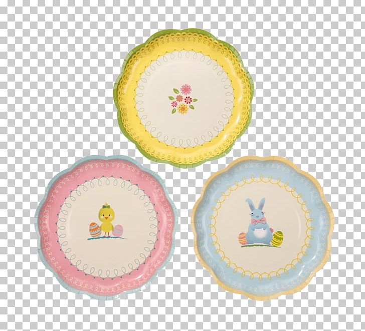Easter Bunny Plate Tableware Party PNG, Clipart, Birthday, Circle, Cloth Napkins, Dishware, Easter Free PNG Download